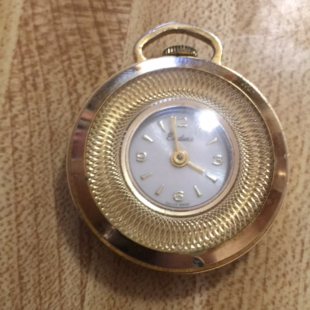 Vintage Gold Colibri Pocket Watch